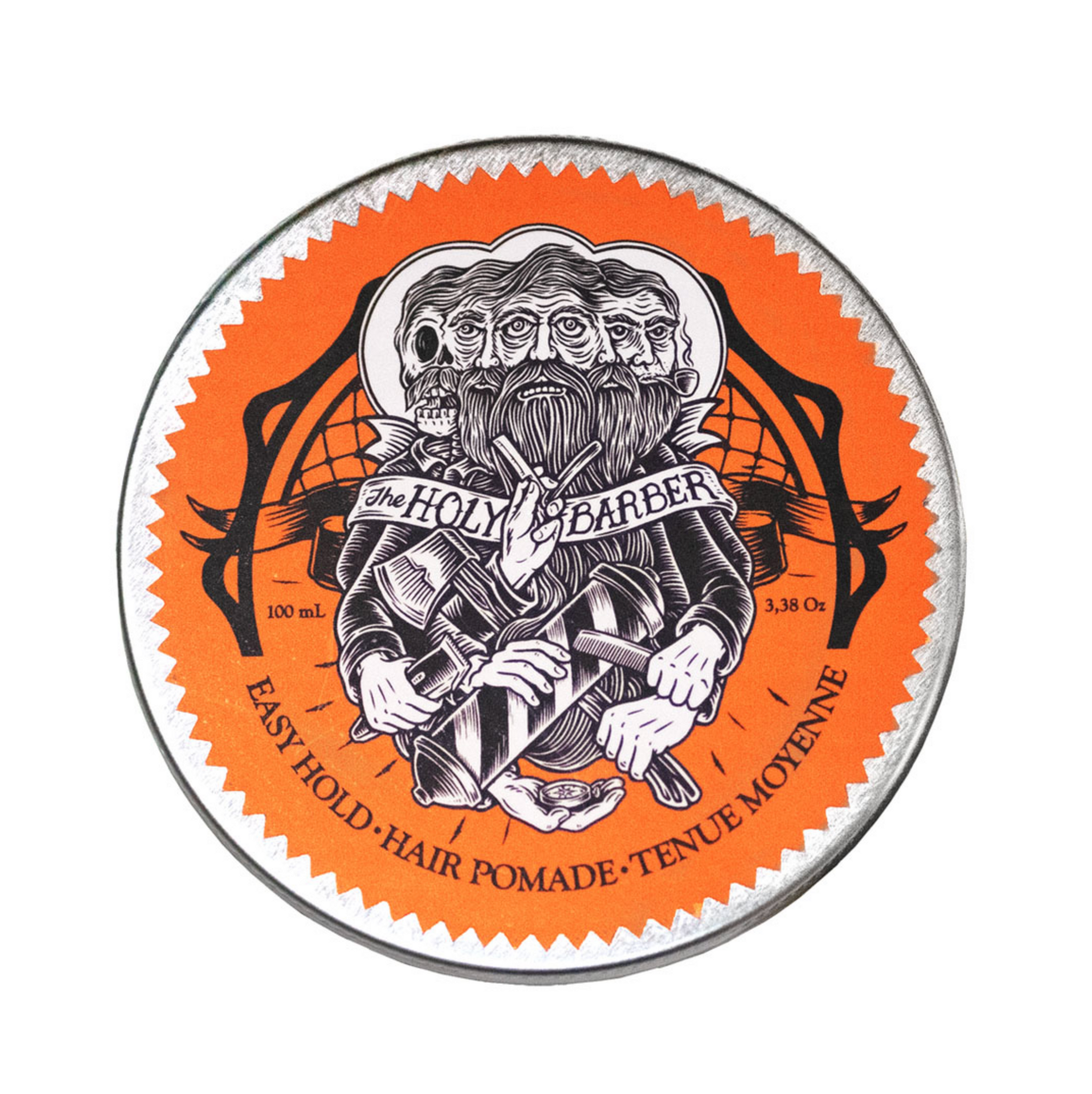Hair pomade tenue moyenne 100ml holy barber- Crème Salon
